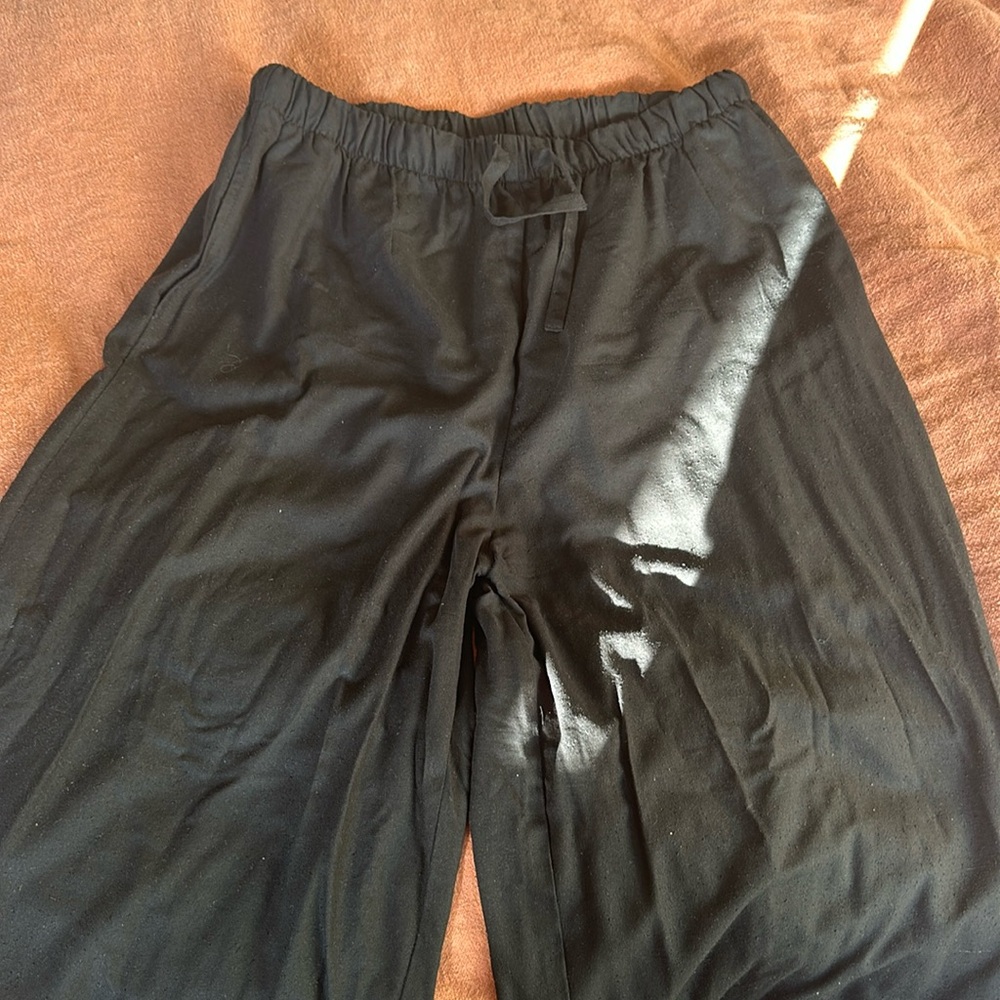 Raw silk Na Nin trousers made in USA